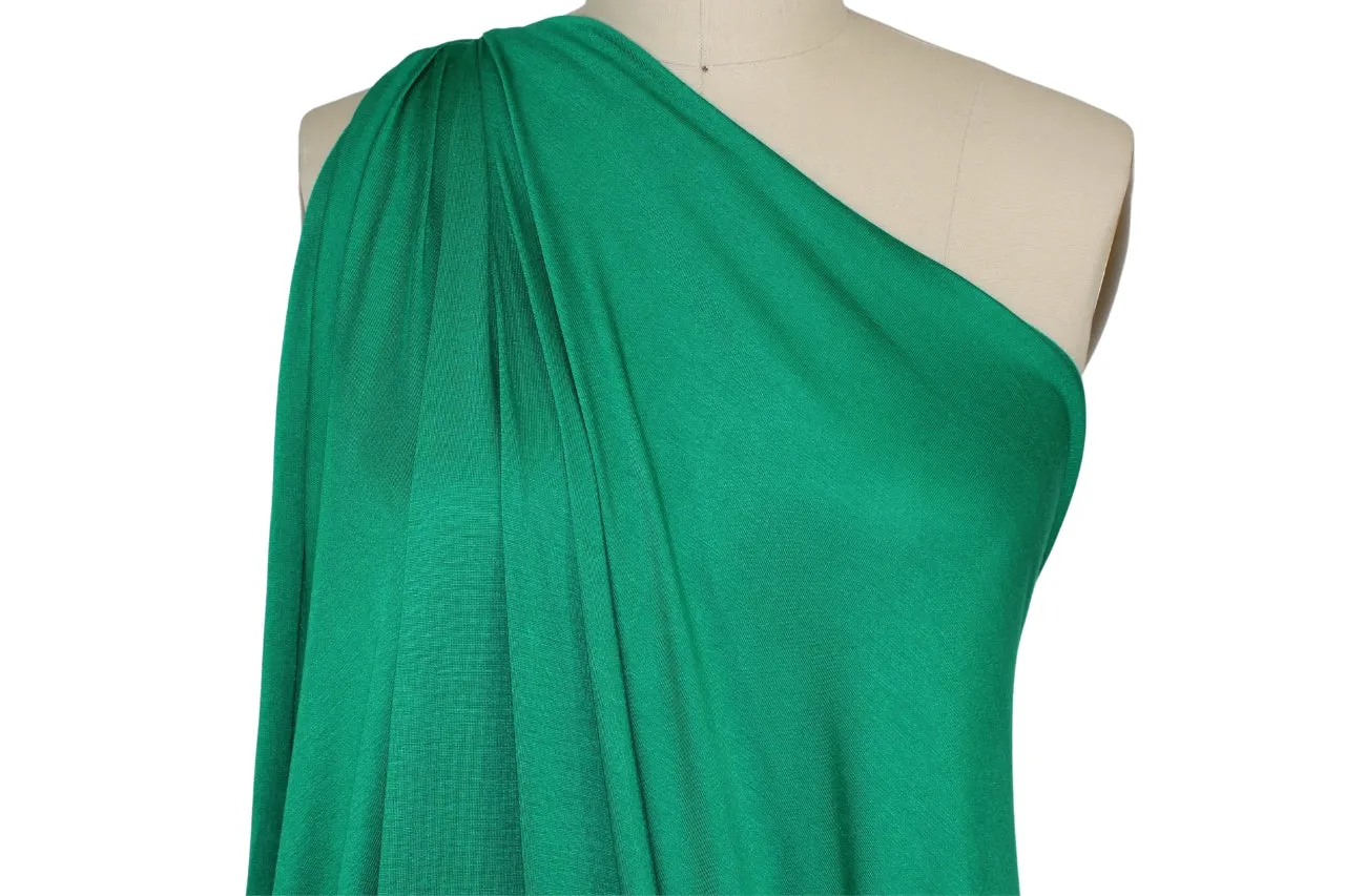 Soft Rayon Jersey - Kelly Green
