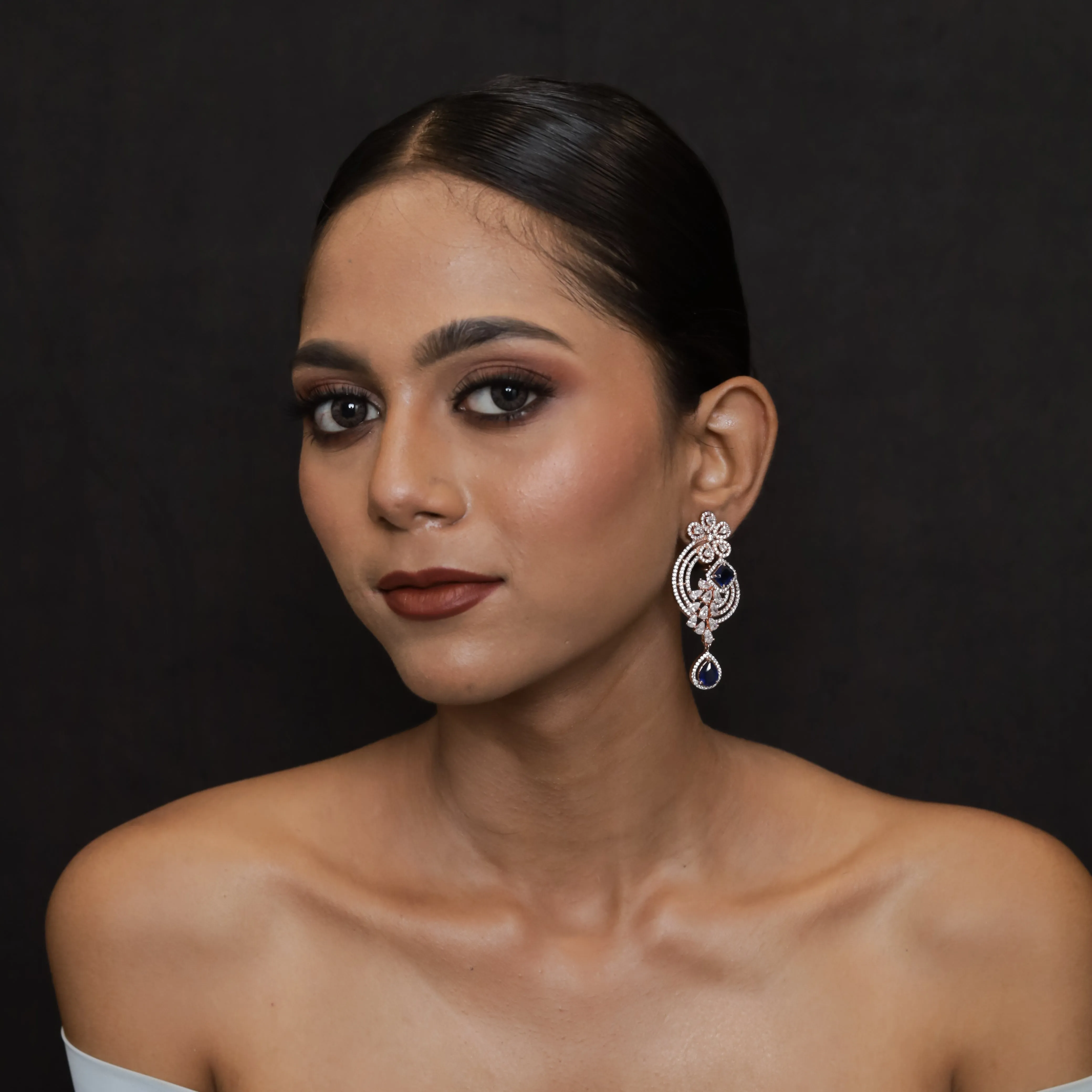 Stylish Zircon/AD Earring 9136-3580