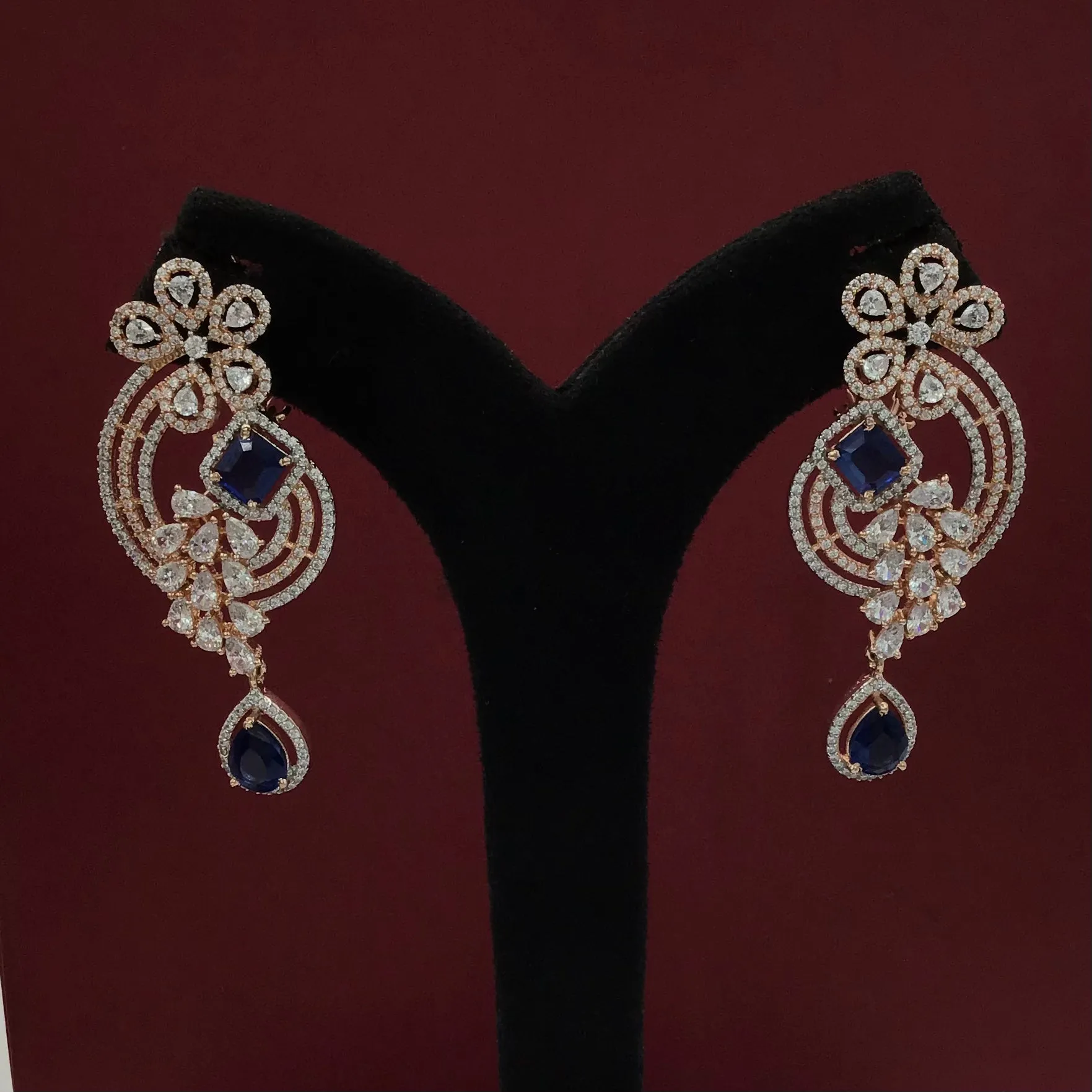 Stylish Zircon/AD Earring 9136-3580