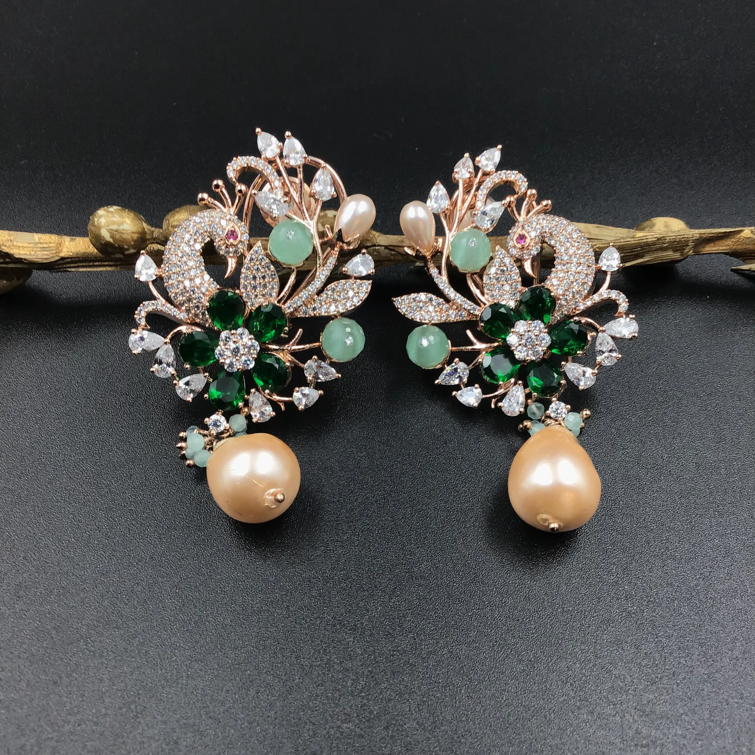 Stylish Zircon/AD Light Earring 17786-4968