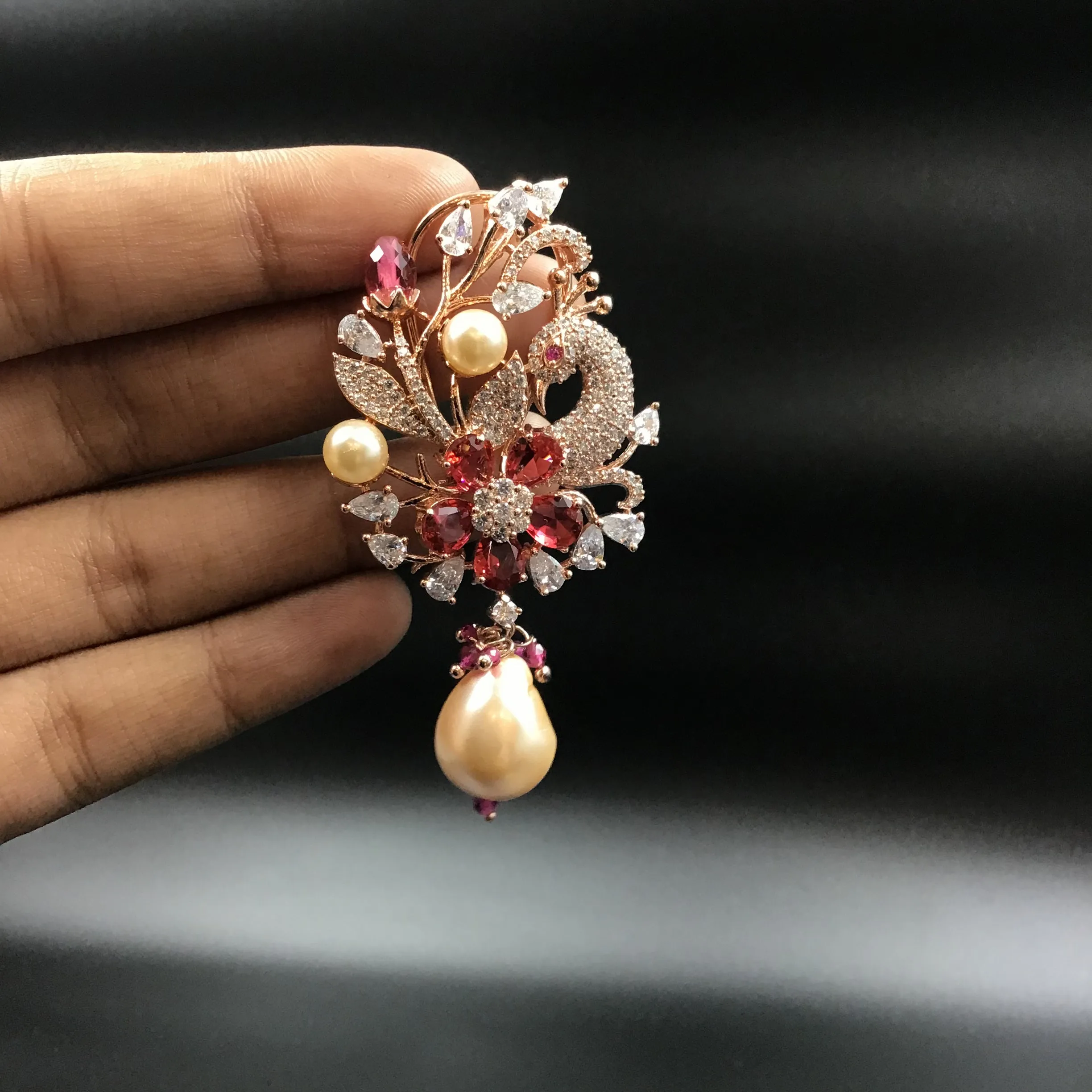 Stylish Zircon/AD Light Earring 17786-4968