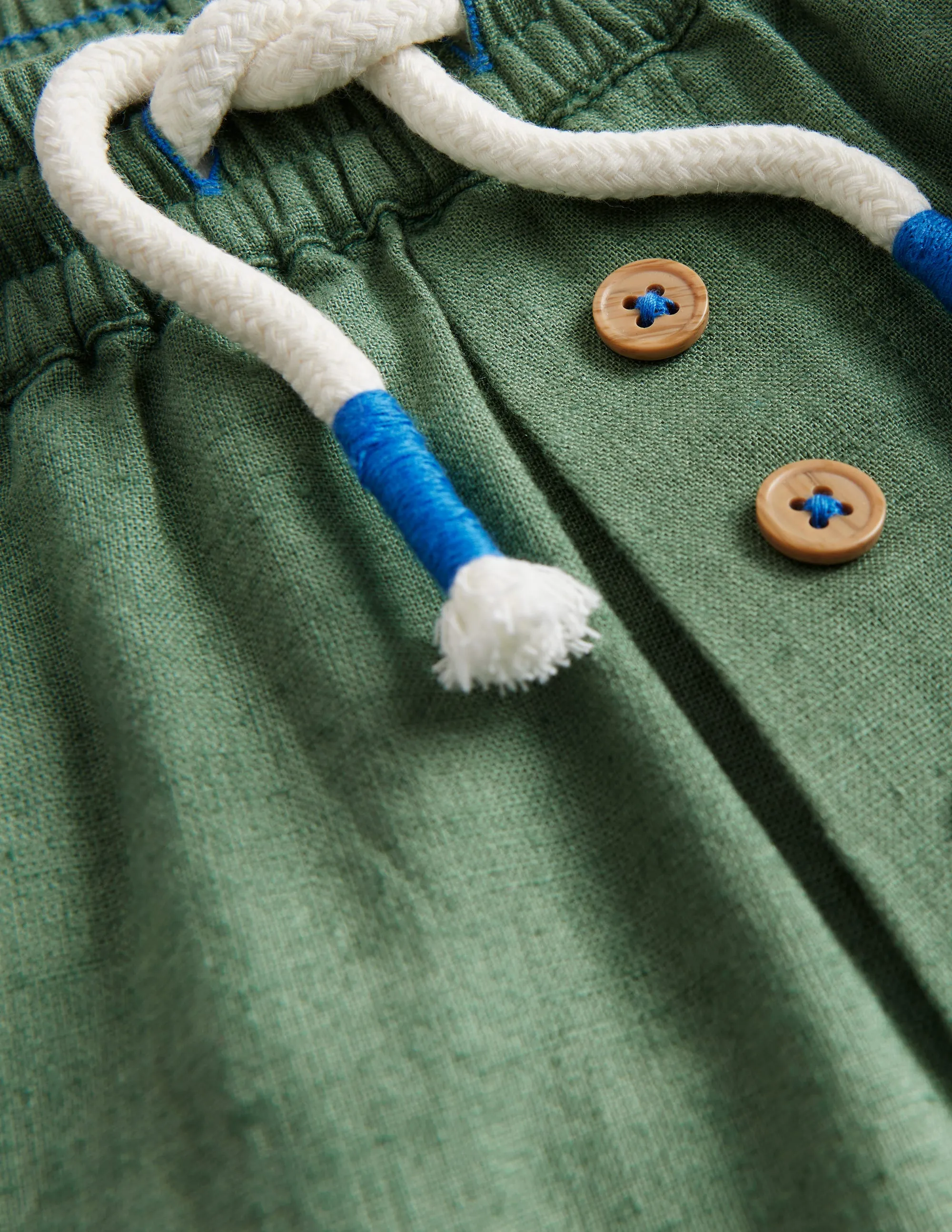 Summer Pull-On Trousers-Rosemary Green