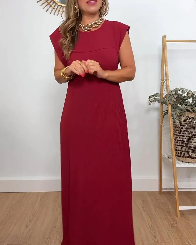 Valentina | Sophisticated One-Shoulder Maxi Dress with High Slit
