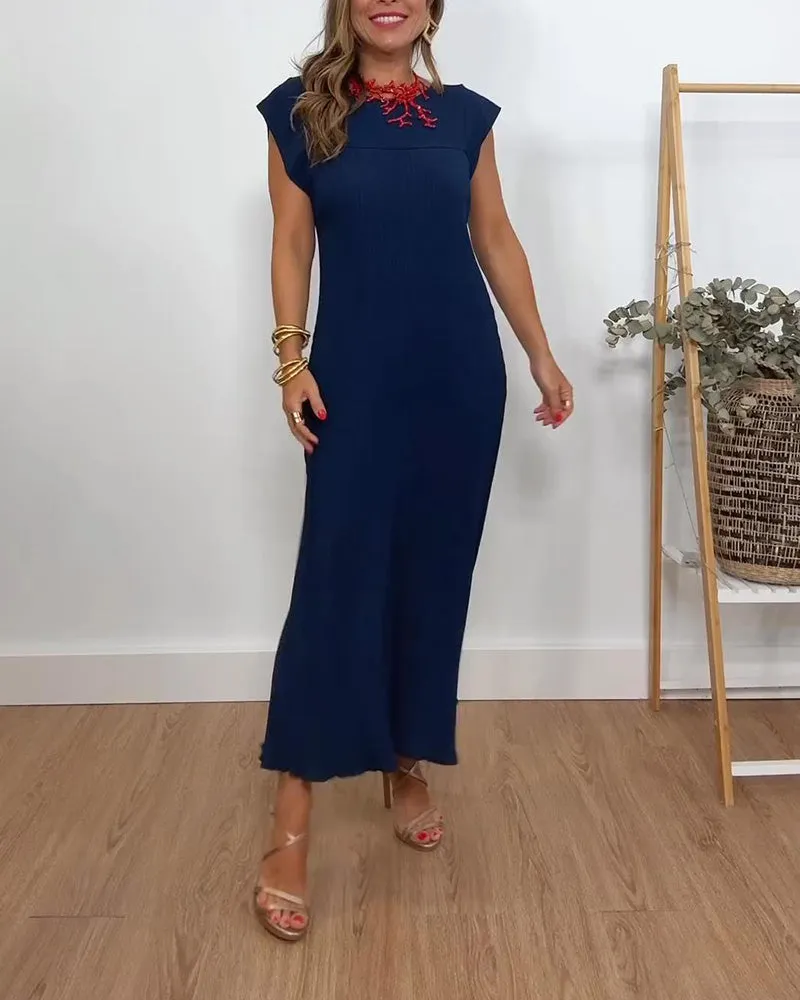 Valentina | Sophisticated One-Shoulder Maxi Dress with High Slit