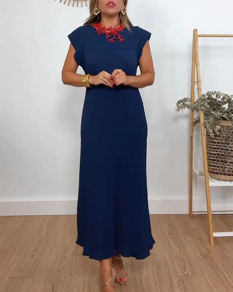 Valentina | Sophisticated One-Shoulder Maxi Dress with High Slit