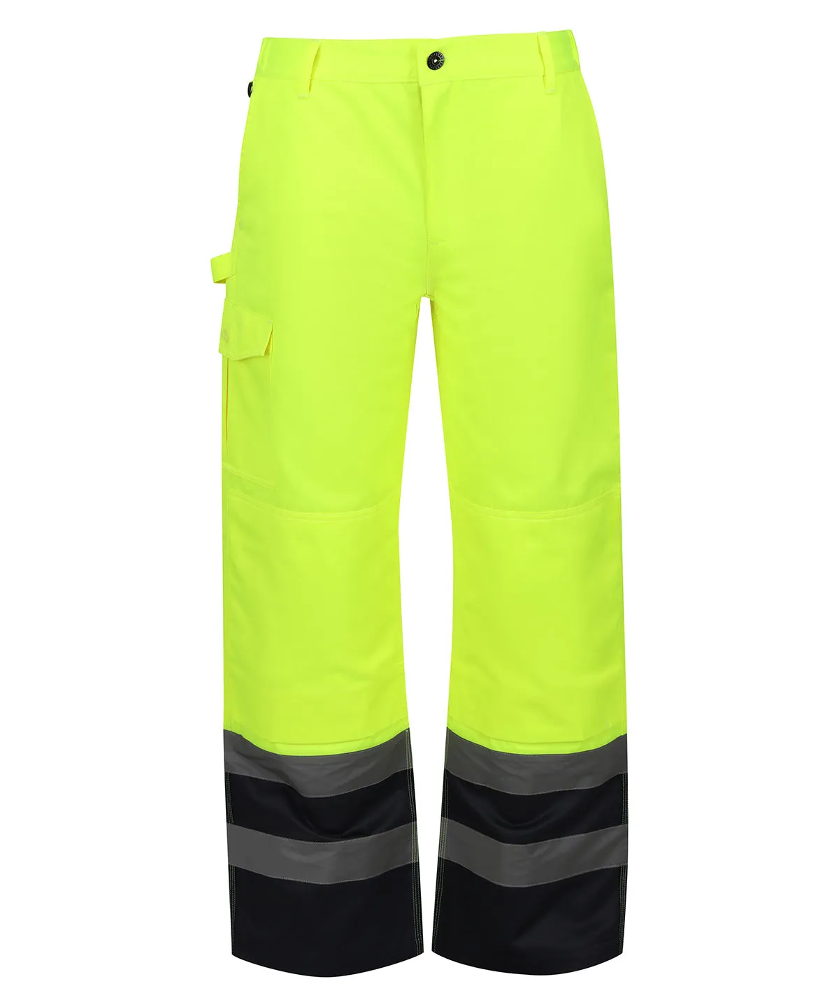 Yellow/Navy - Pro hi-vis cargo trousers